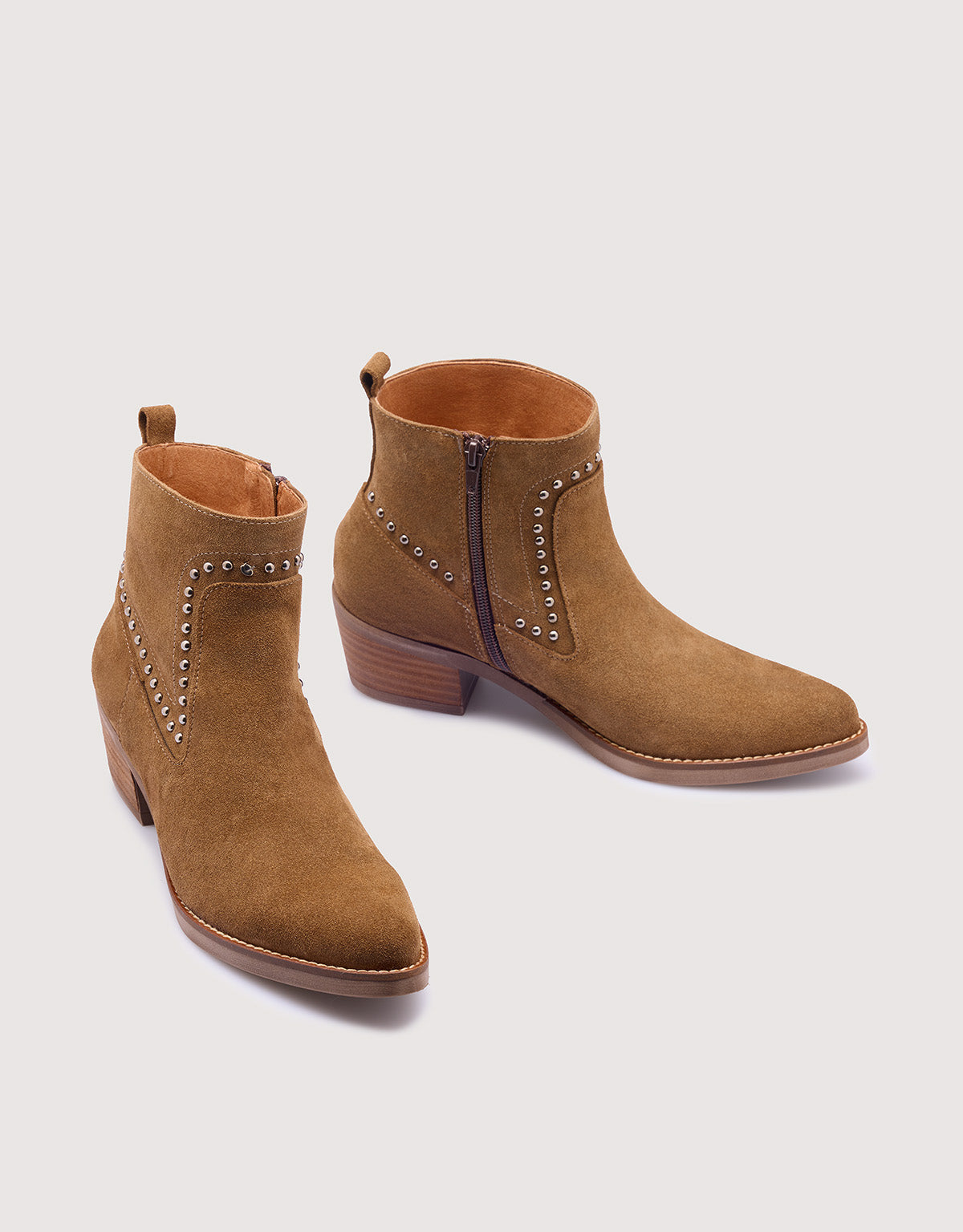 Brown Suede Ankle Boots - Dallas