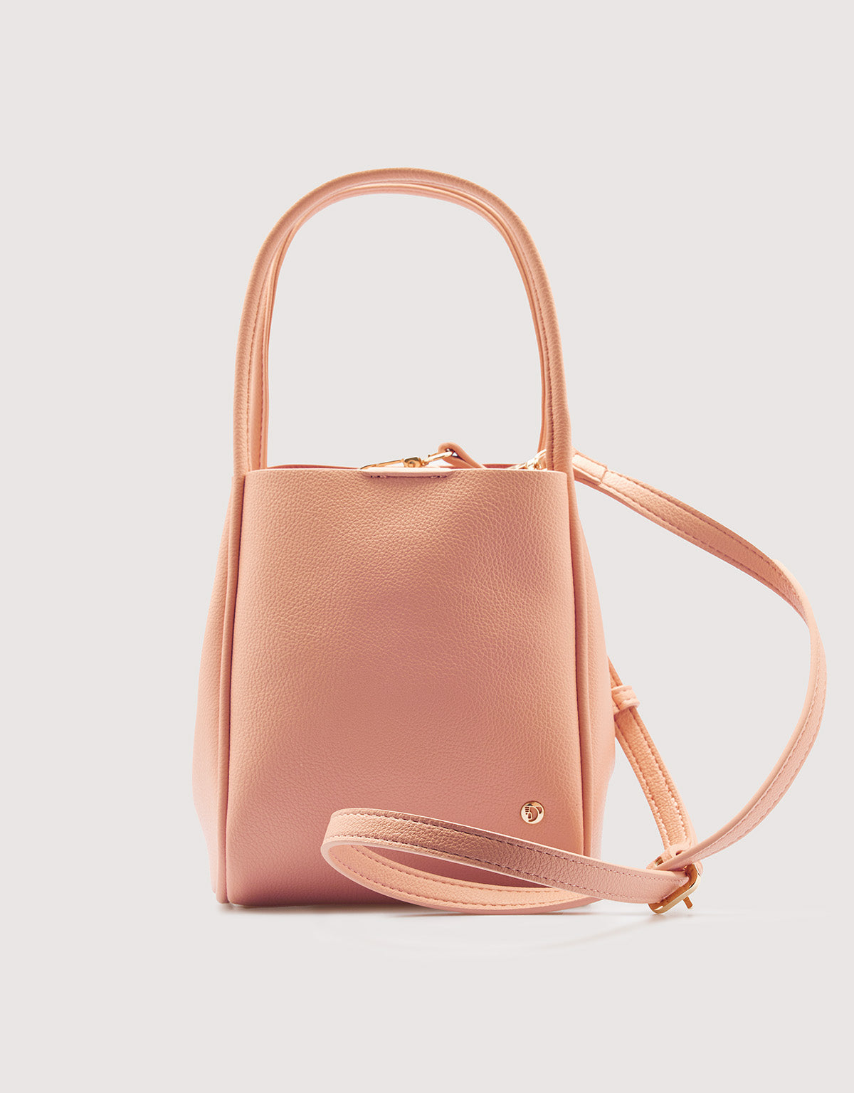 Pink Crossbody Bag with Handles - Bloom