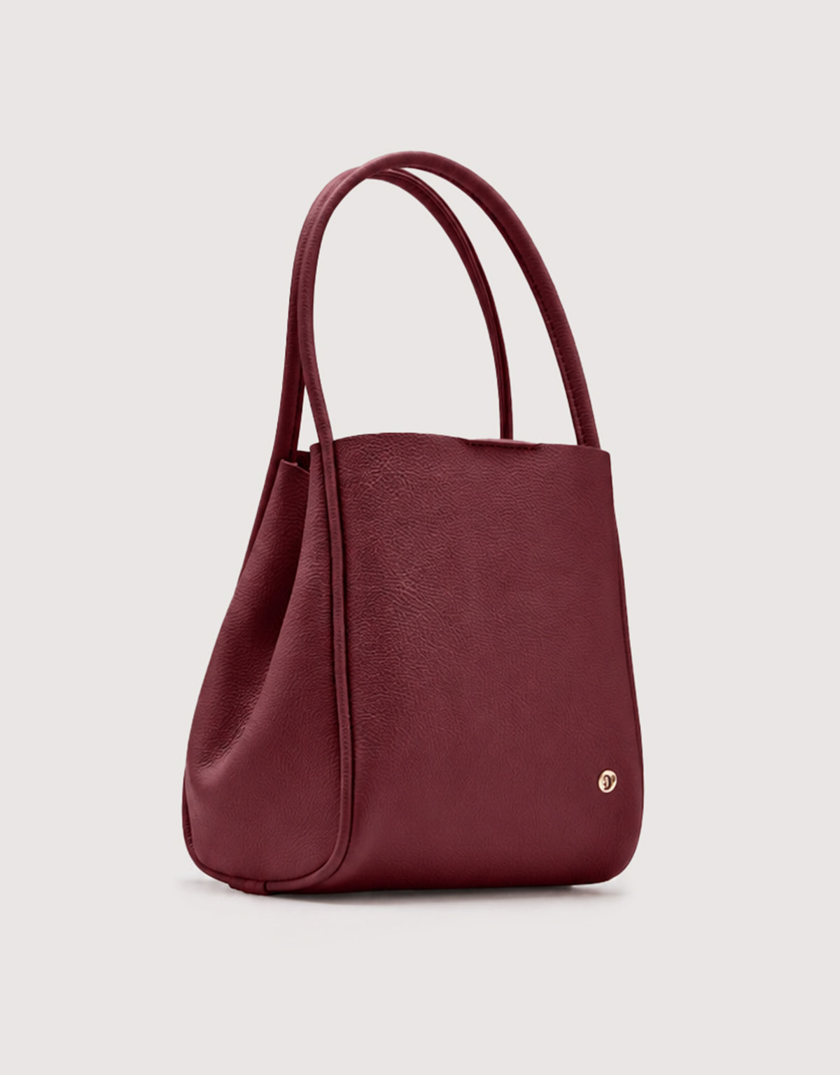 Burgundy Crossbody Bag with Handles - Bloom