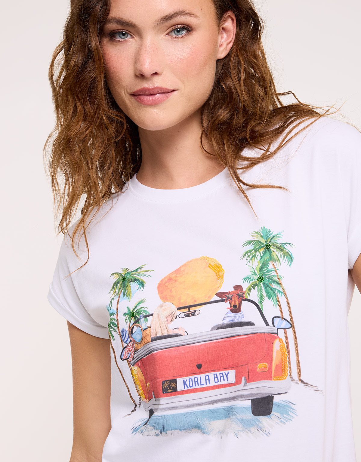 Camiseta Manga Corta Blanco - Mostang 2