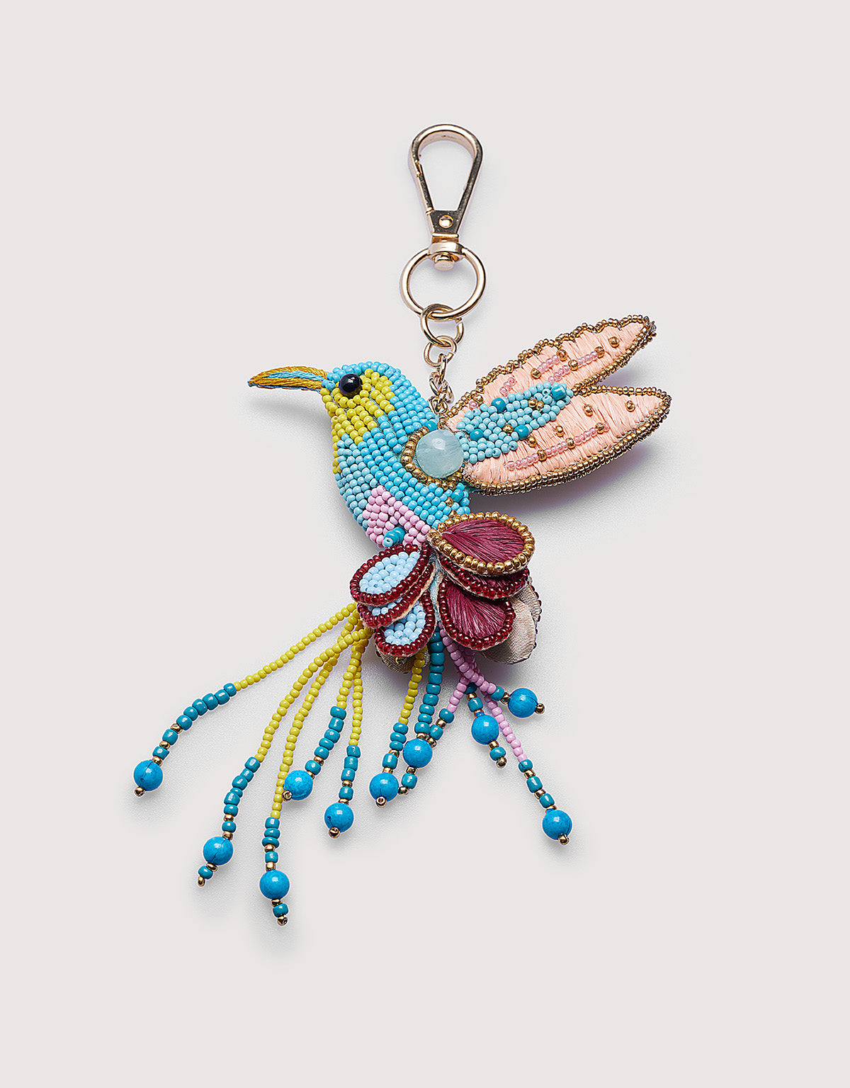 Llavero Charm Colibrí Azul - Alune
