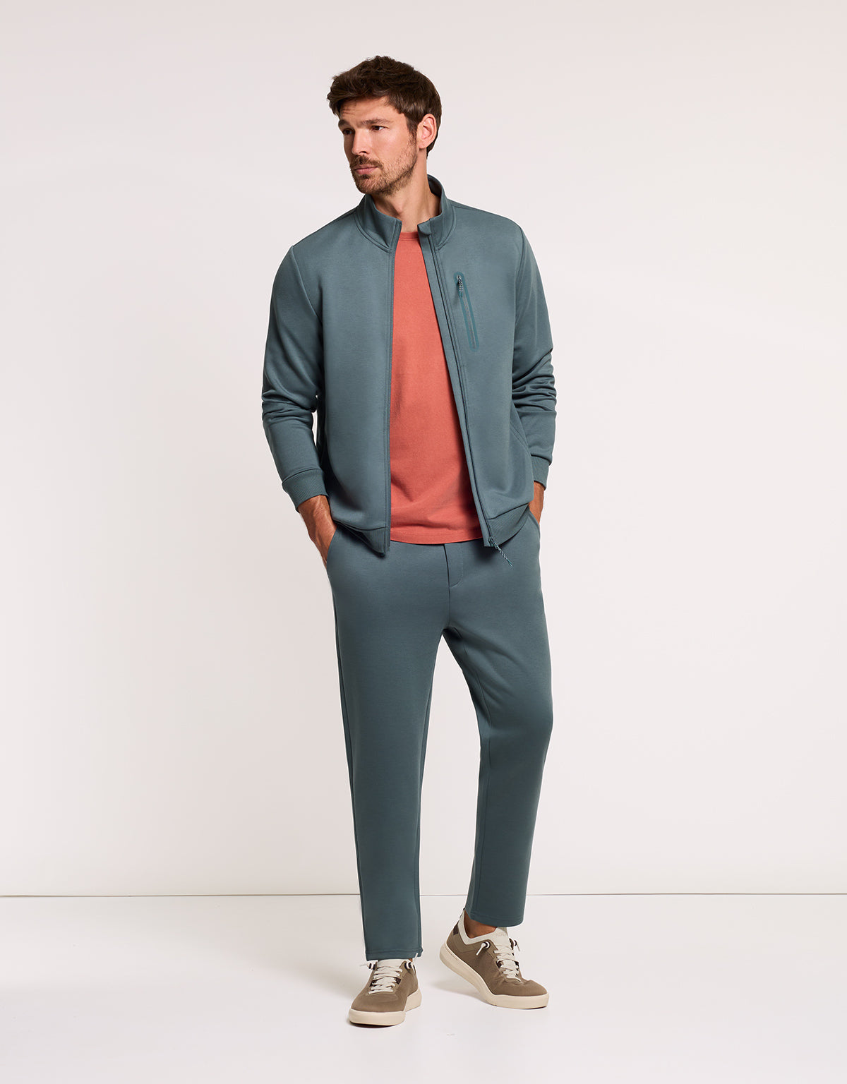 Long Green Trousers - April