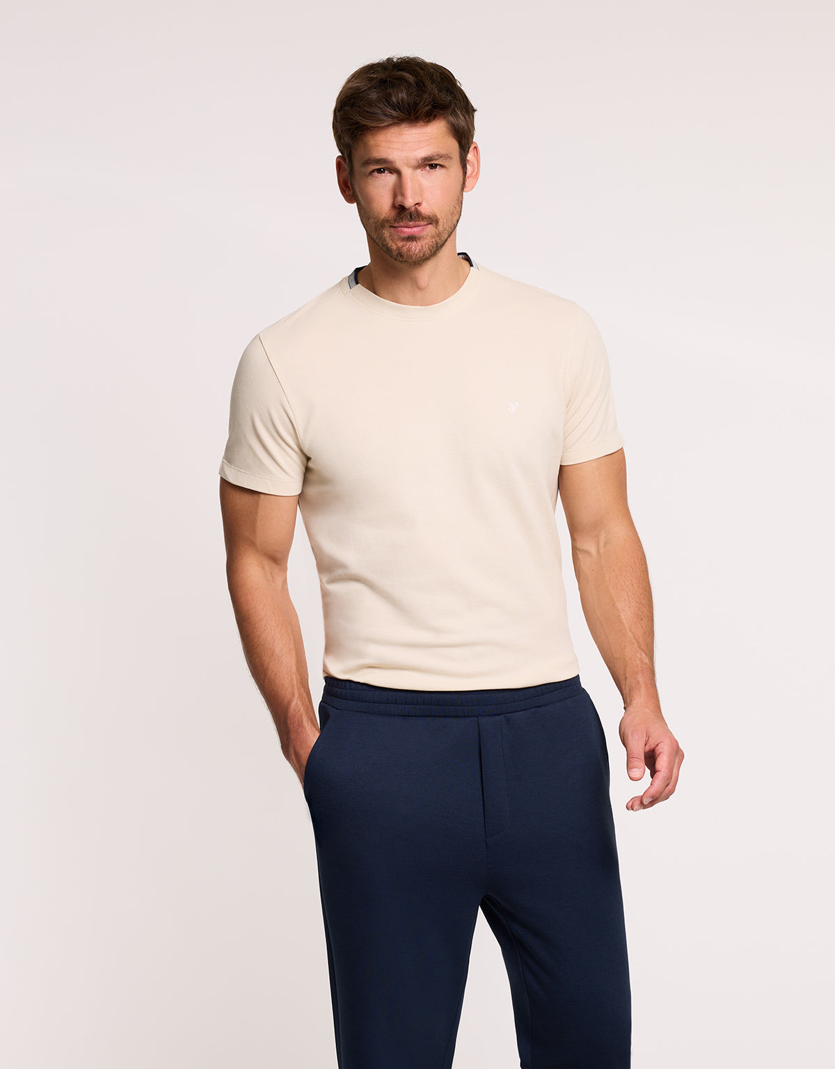 Long Navy Blue Trousers - April