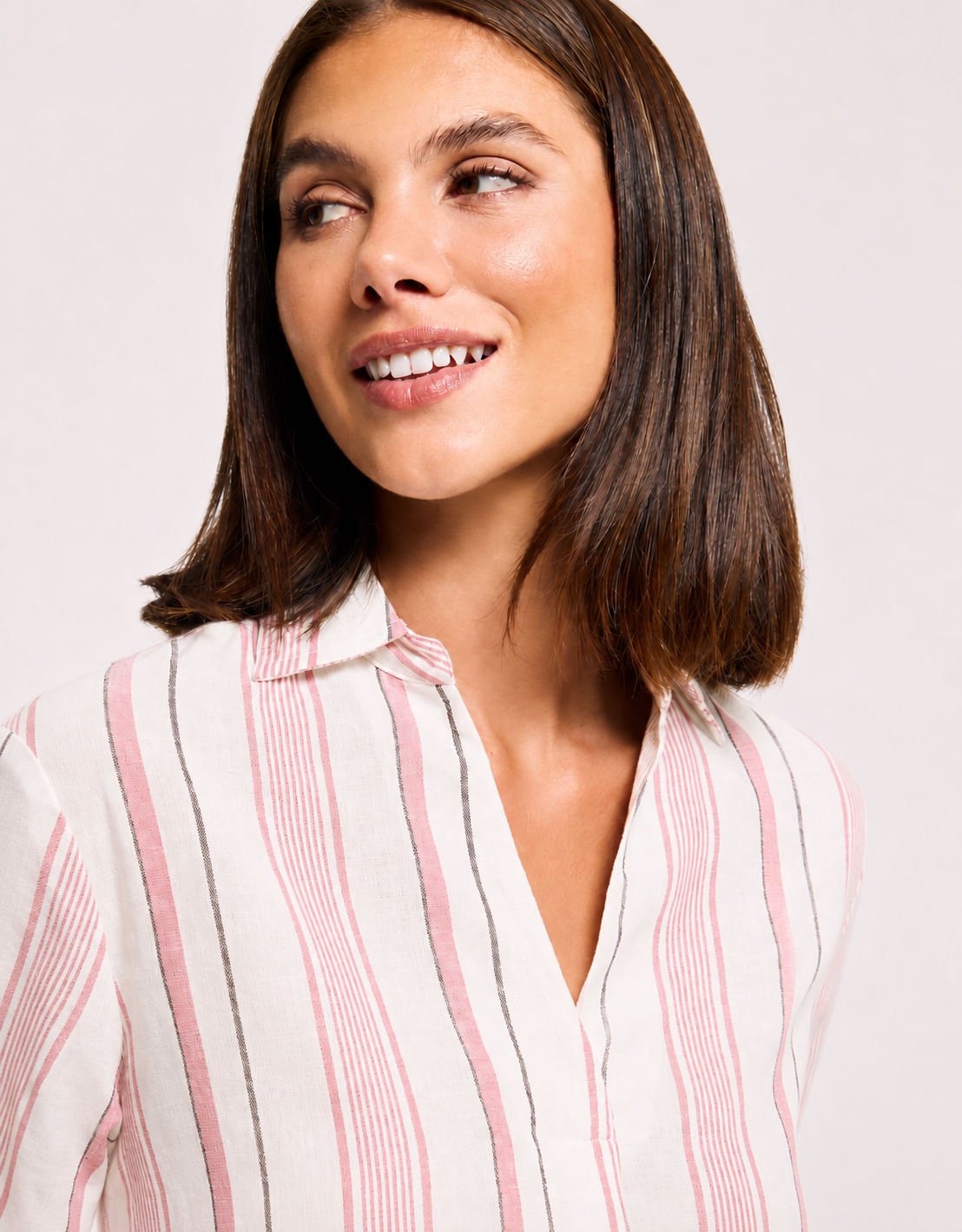 Rose Half-Sleeve Shirt - Sawira