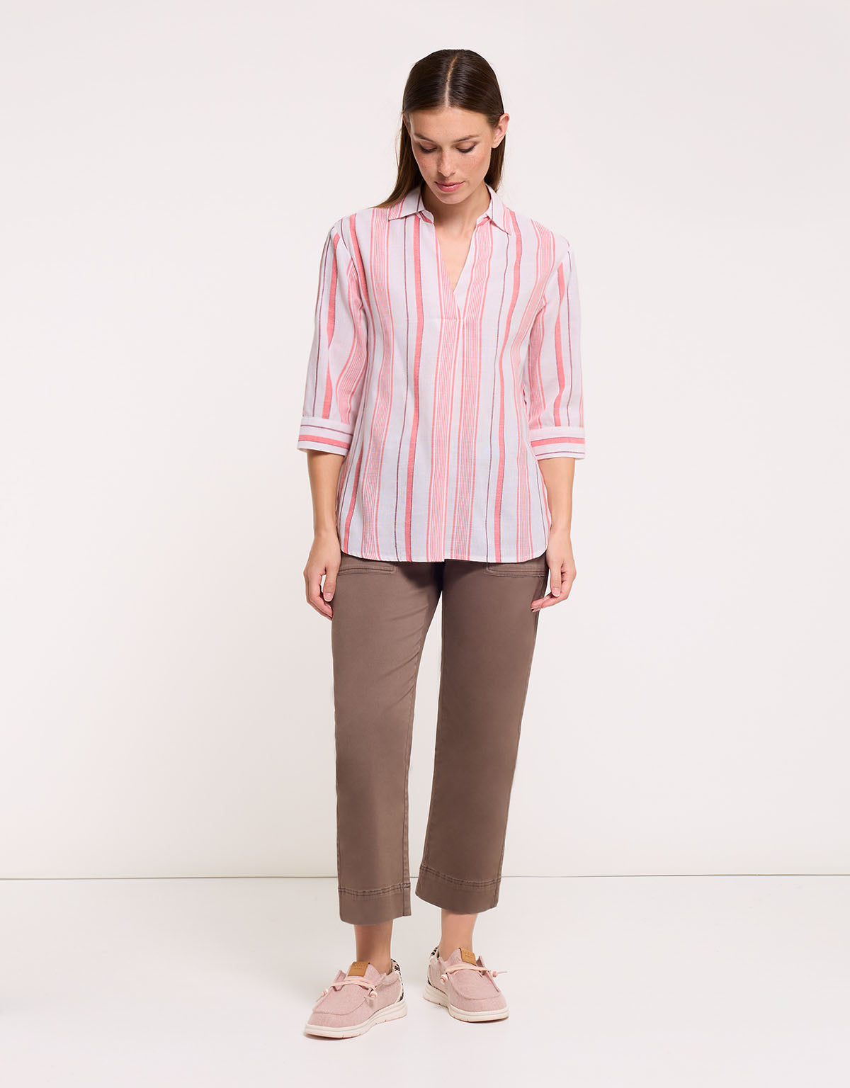 Rose Half-Sleeve Shirt - Sawira