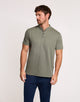  Khaki Short-Sleeved Button-Up T-Shirt - Dardlar