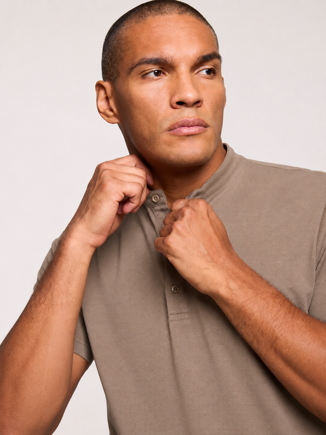 Khaki Short-Sleeve T-Shirt - Dardlar