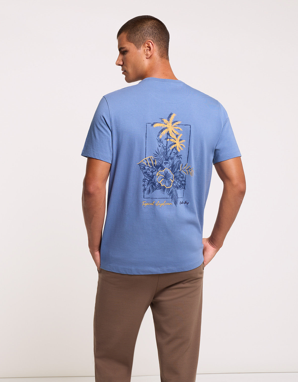 Camiseta Manga Corta Azul - Aboniu 1