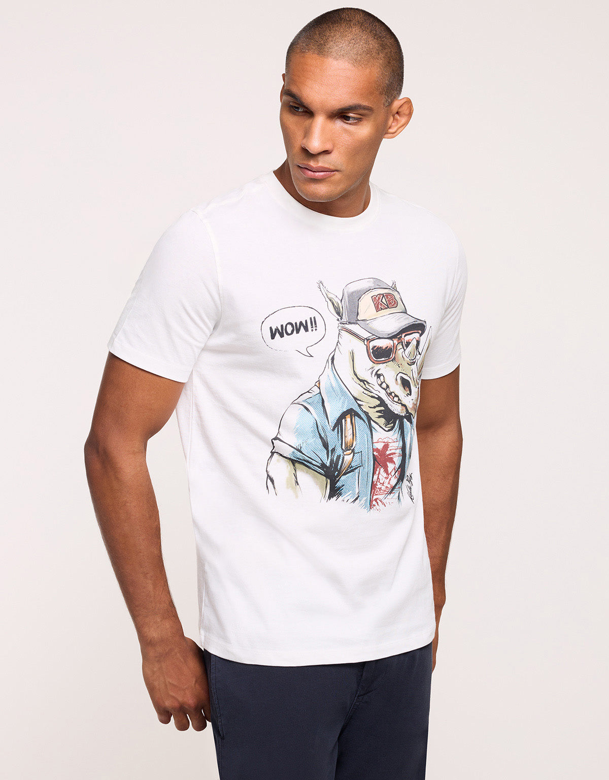 Camiseta Manga Corta Beige - Rinio 2