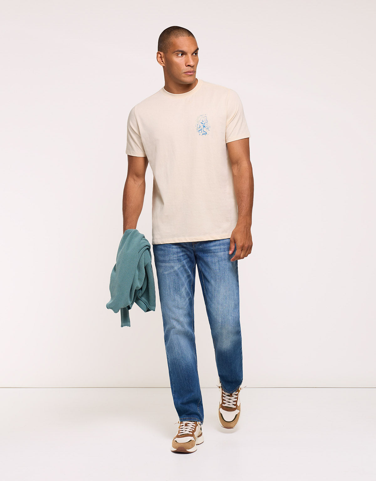 Camiseta Manga Corta Blanco - Jones 6