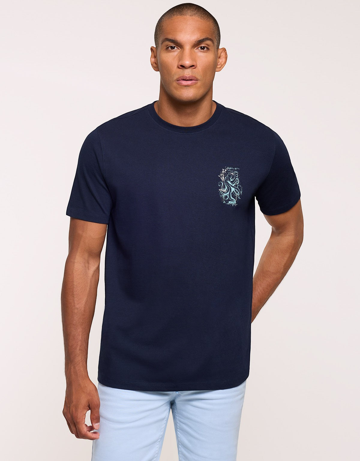 Navy Blue Short-Sleeve T-Shirt - Jones