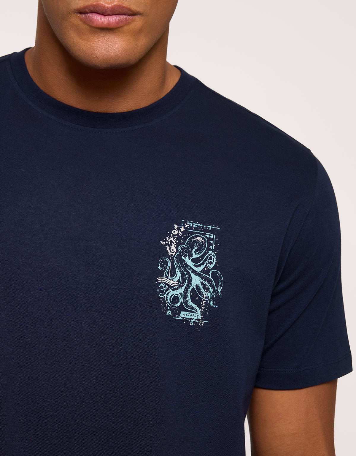 Navy Blue Short-Sleeve T-Shirt - Jones