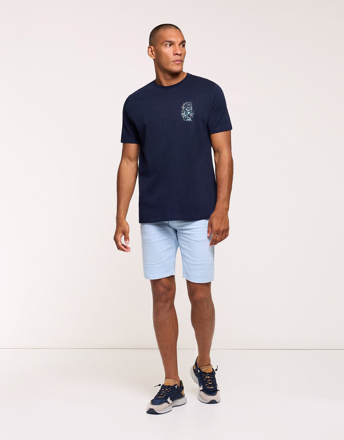 Navy Blue Short-Sleeve T-Shirt - Jones