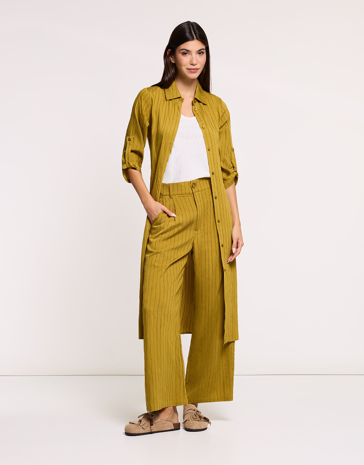Vestido Midi Amarillo - Yanaris 6