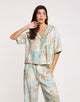 Camisa Manga Media Beige - Poetina 1