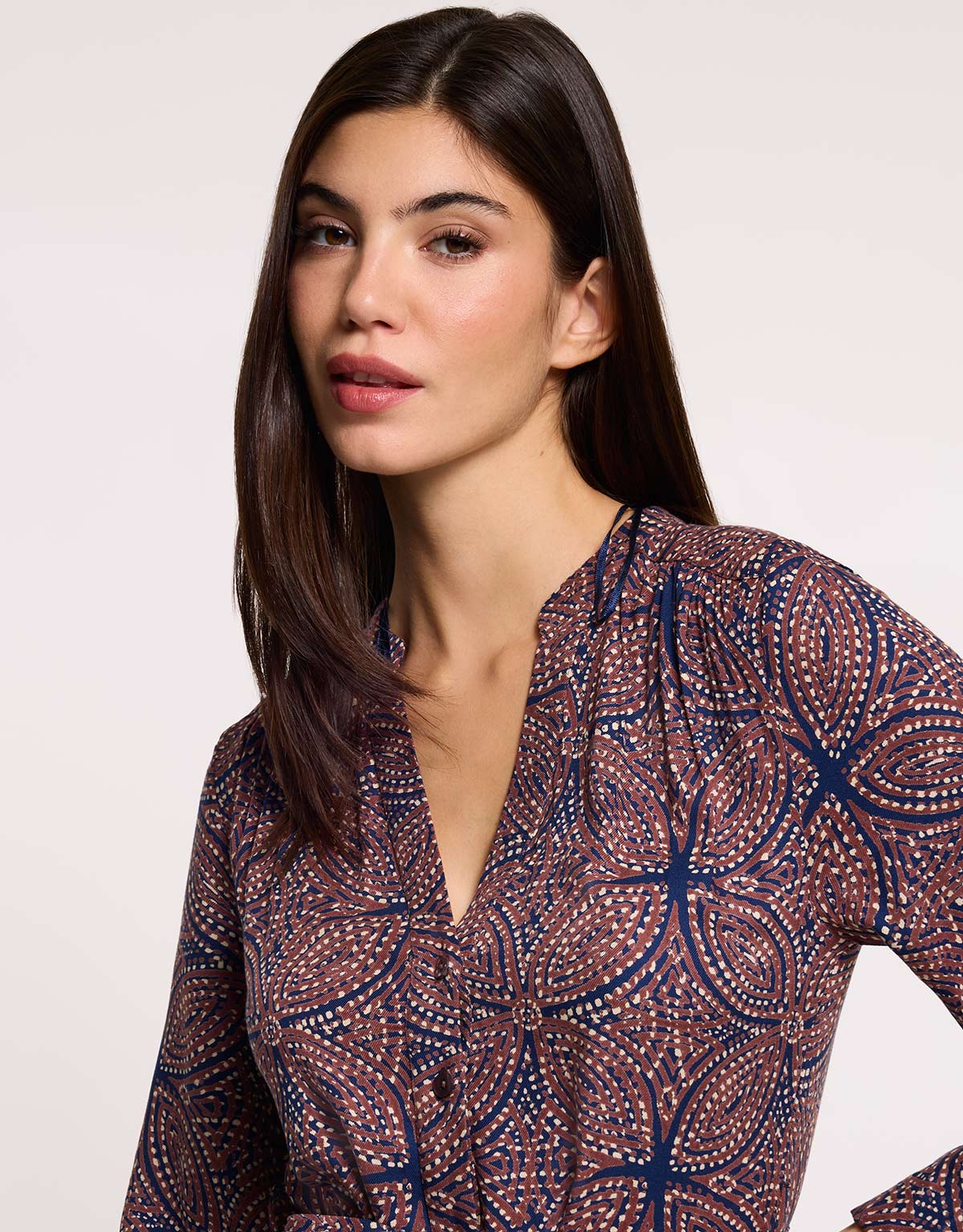 Vestido Midi Azul Marino - Pritan 4
