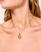 Stainless Steel Eye Necklace - Medalla Ojo