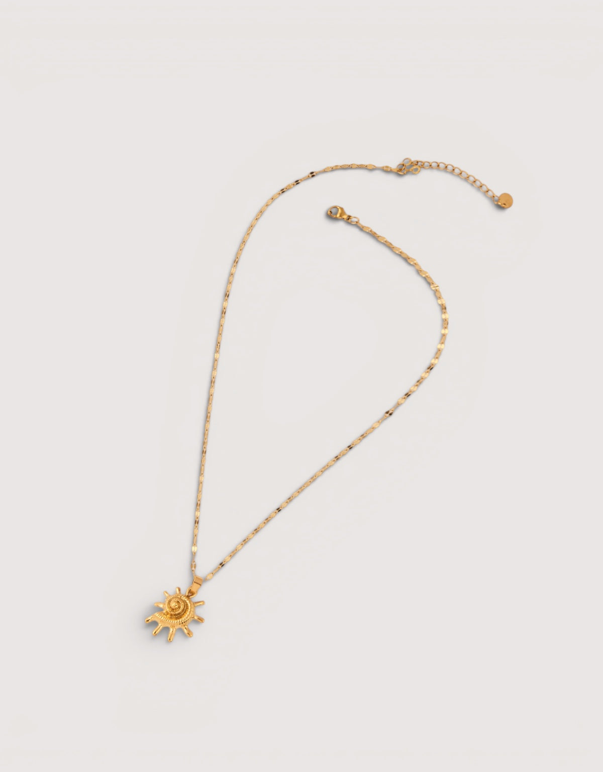 Gold-tone stainless steel chain necklace - Caracola