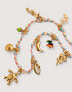 Stainless Steel Charm Necklace - Tortuga