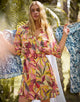 Multicolour Short Dress - Sophistique