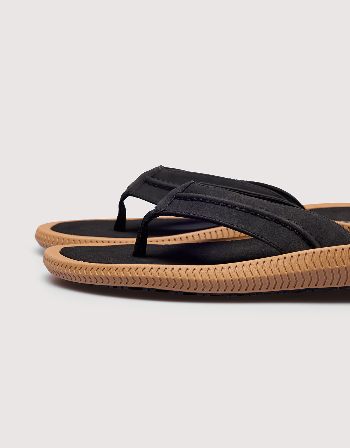 Black Toe Flip-Flop - Duncan