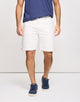 White Denim Bermuda Shorts - Palm Beach