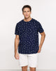 Camiseta Manga Corta Azul Marino - Sfishy