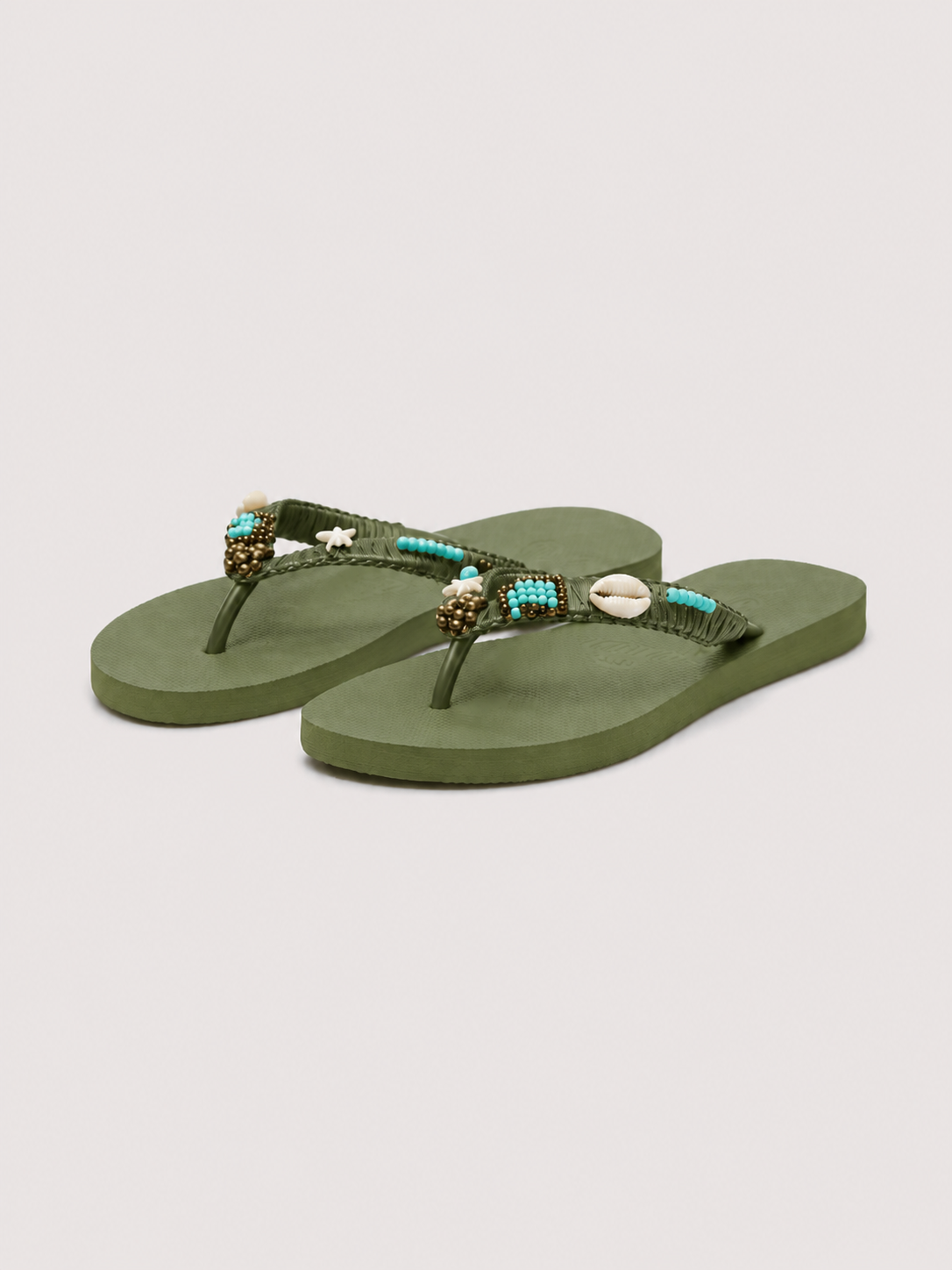 Khaki Toe Thong - Bora Bora