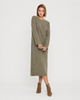 Long Rib Sleeve Dress - Tidae