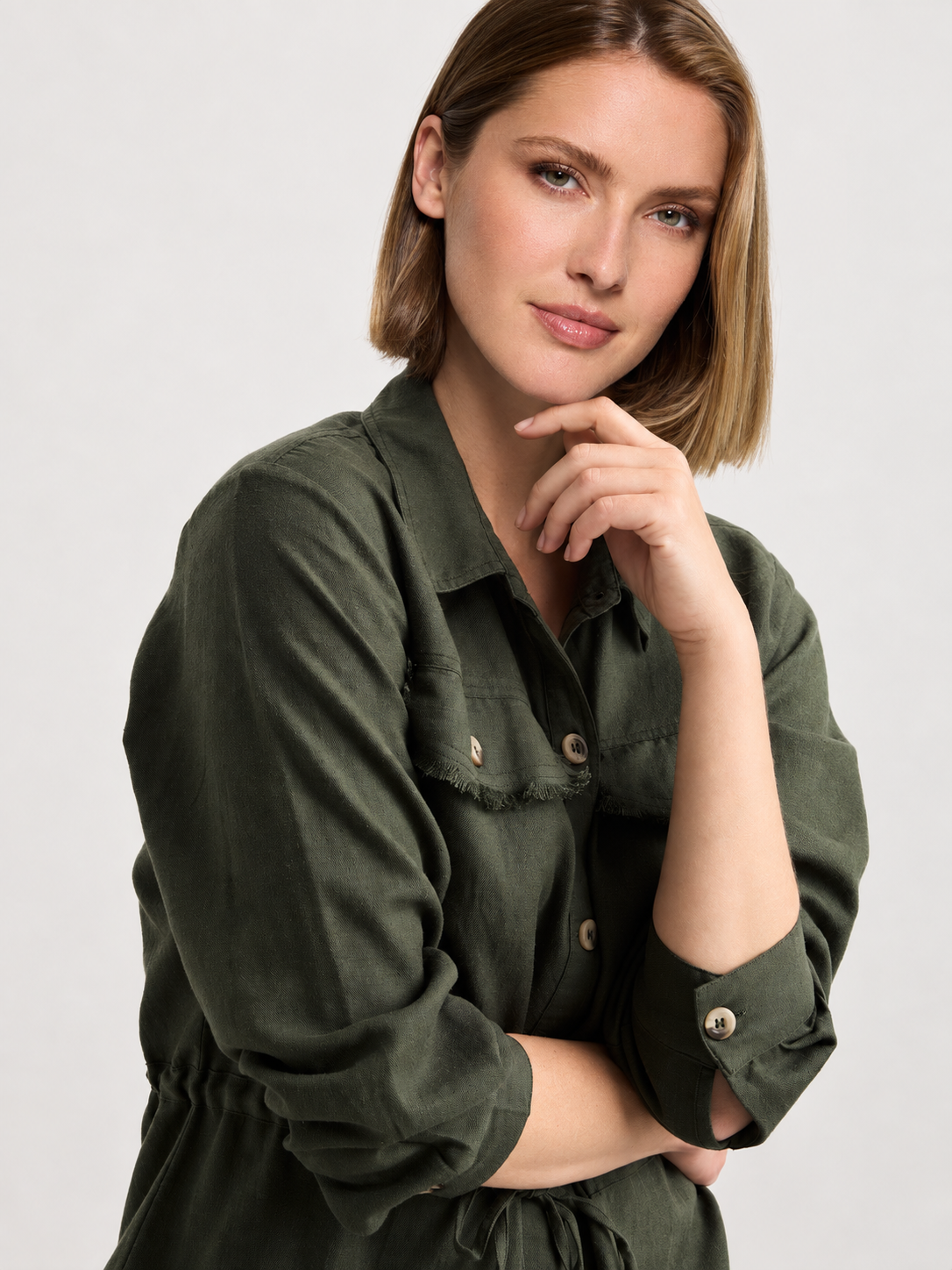 Khaki Jacket - Zentara