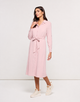 Pale Pink Midi Dress - Veronico