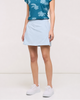 Light Blue Sporty Mini Skirt - Fabort