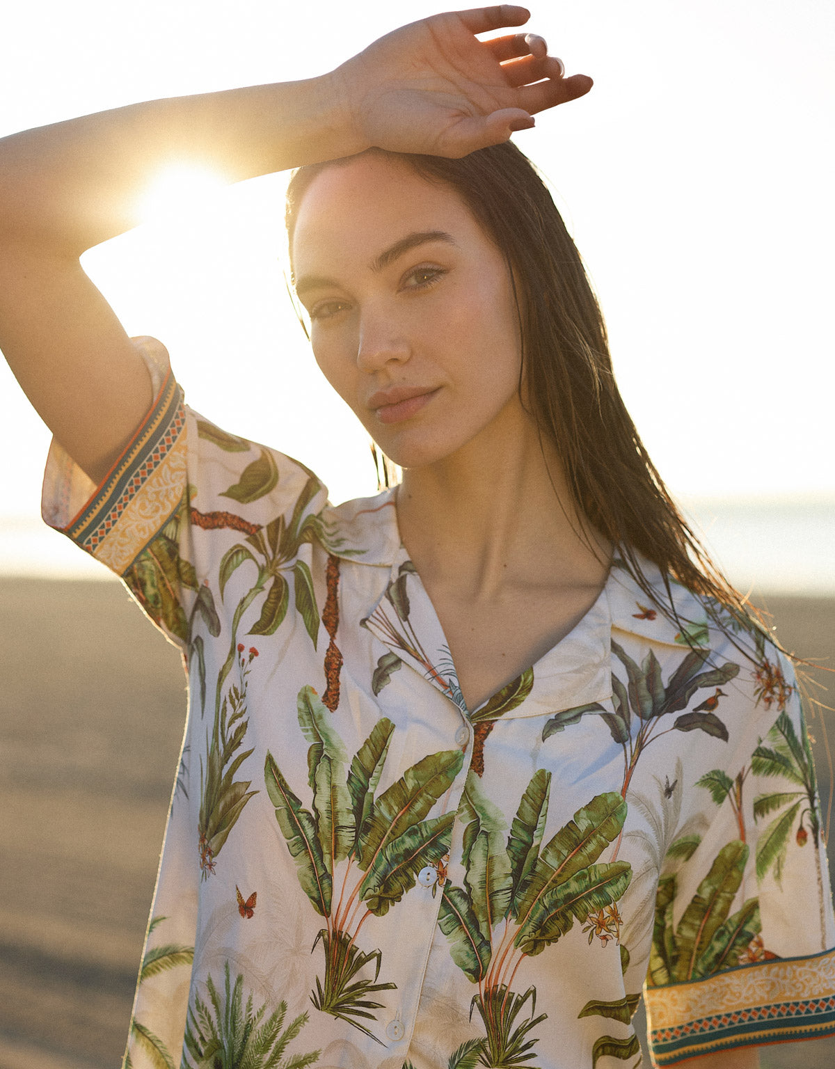 Short-Sleeved Yellow Shirt - Kasams