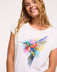 White Hummingbird T-Shirt - Blestar26
