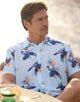 Short Sleeve Blue Shirt - Chufe
