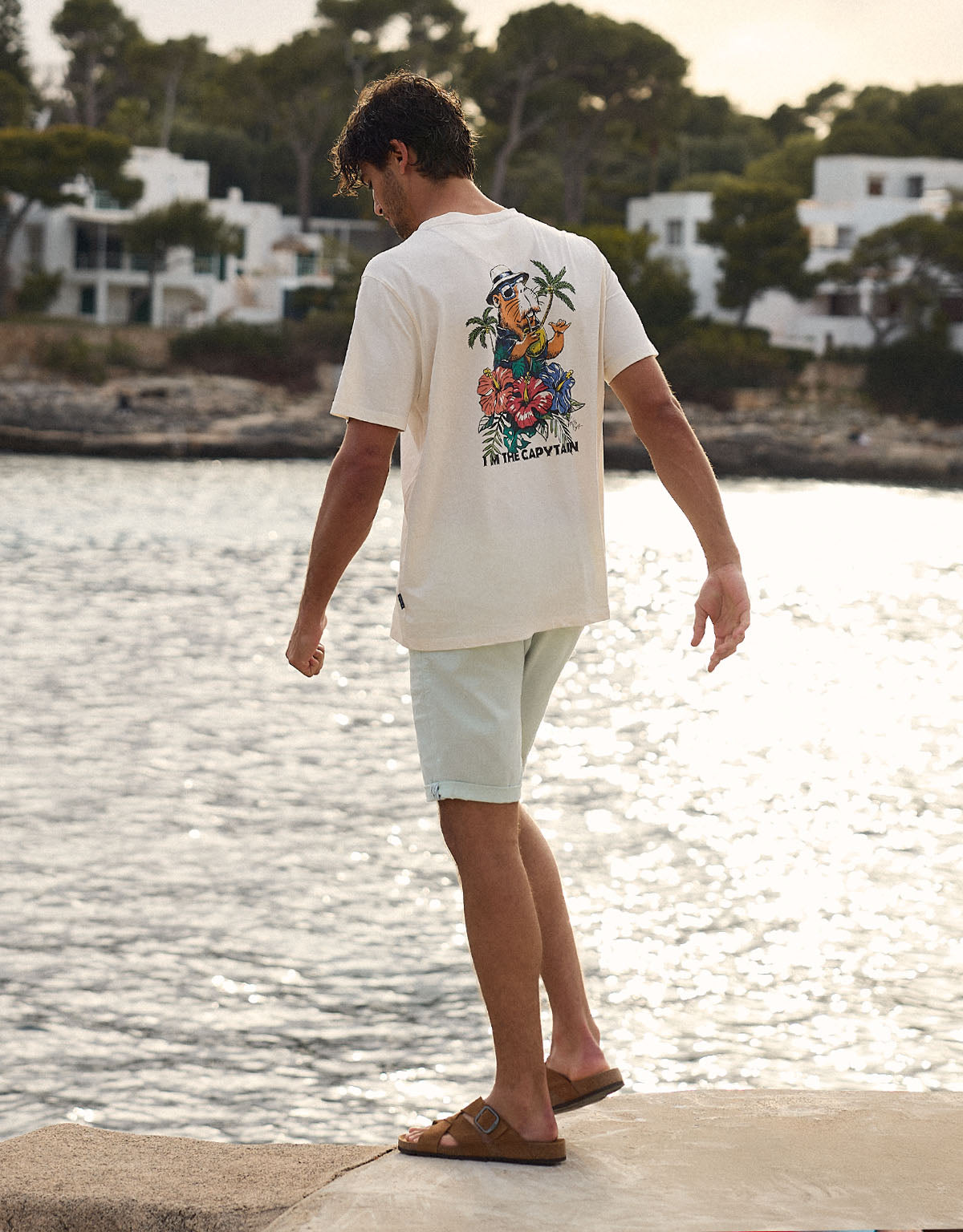 White Short Sleeve T-Shirt - Saraceno