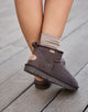 Fleece Chocolate Ankle Boots - Koorie