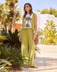 Green Long Trousers - Tradi